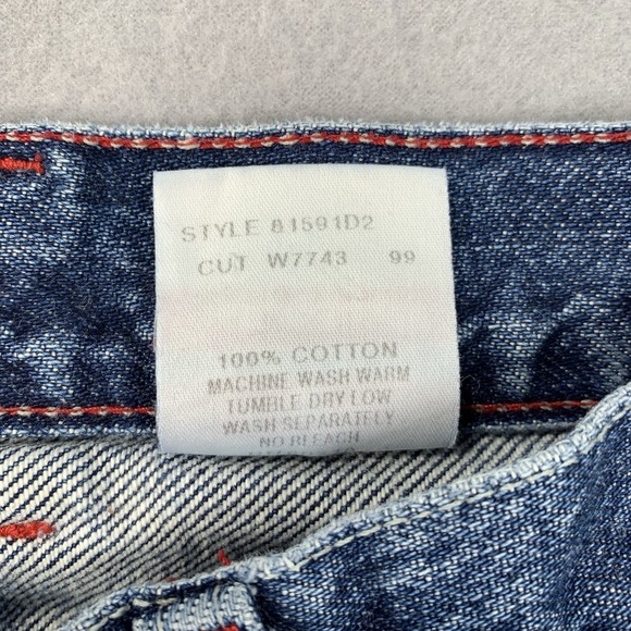 Lucky Brand Jeans Women 14/32 Blue Low Rise Bootleg Button Fly 159 Made in USA - Picture 8 of 10